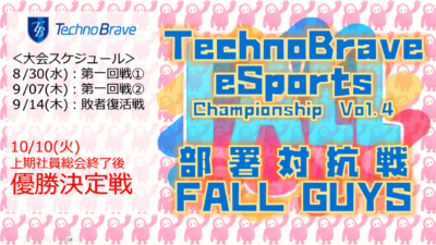 TechnoBrave Esports Championship Vol.４を開催しました！